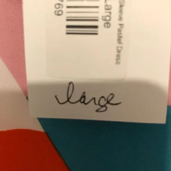 Peach Love Boutique Color-Block Dress D130 - Picture 7 of 7